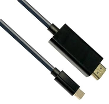 Brightium Adaptador Mini DisplayPort a HDMI, 4K, 3D, 1080p, Plug and Play, ideal para conectar dispositivos a pantallas HD.