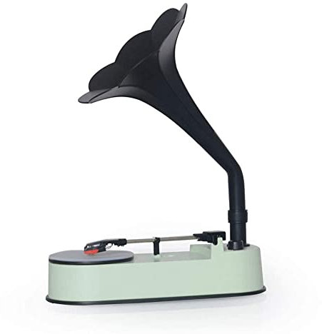 MOKLYF Gramófono, Tocadiscos Retro con Altavoz de bocina para Discos de 33/45 RPM, Mini gramófono S para Cada Familia(