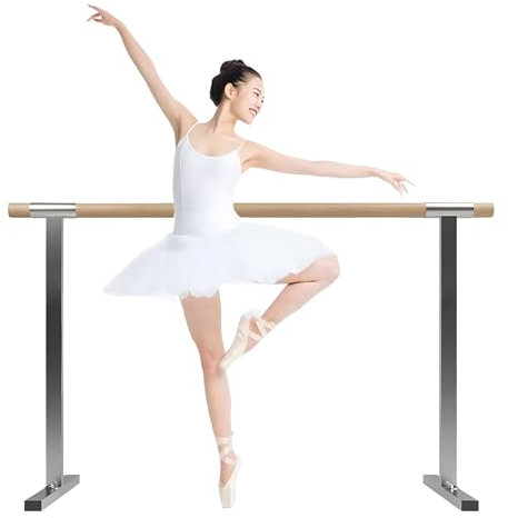 YXLYFDLY Ballettstange Ballettstange Aus Edelstahl Für Die Schule, Tanzstange, Langlebig Für Fitness, Stretching, Gymnastik(Single-bar,1m/3.28ft)