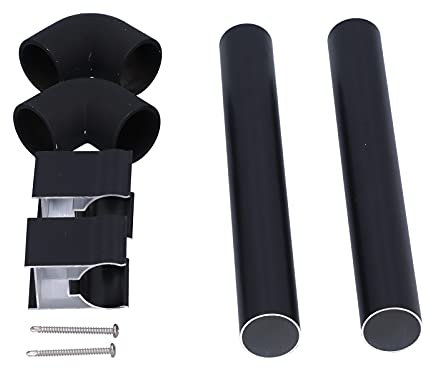 Grondaia per Serra, 32 Mm, Materiale in Alluminio Resistente All'usura, Colore, Set Completo Facile Installazione, Adatto per Piccole Serre, 2 Set di Morsetti + Tubo 'acqua +
