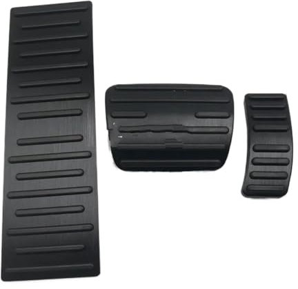 Auto Pedal Pad Kit Für A6 Für C6 Für C7 Für C8 2007-2022 Metall Pedal Abdeckung Automatische Gaspedal Bremse Fußstütze Refit Pad Innen Versorgung Dekoratives Zubehör Fußpedal Bremspedal(Schwarz,12-18)