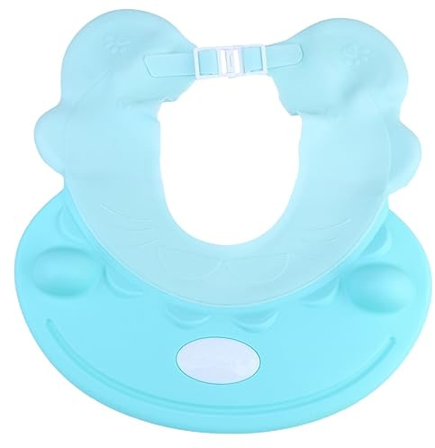 HEMOTON Cappuccio Protettivo Per Le Orecchie Bagnato Ricevitore Cuffia Da Bagno Bagnetto Pulizia Posto a Sedere Vasca Per Spray Tappetino Da Bagno Per Blue