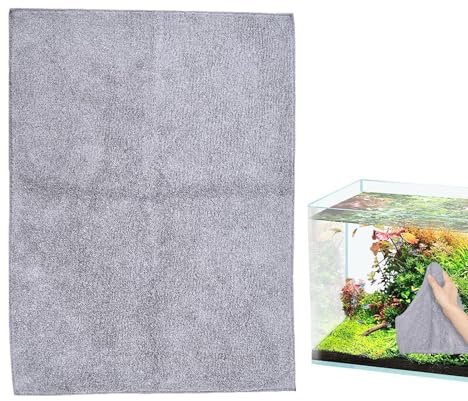 Toalla de limpieza, paño de limpieza multiusos para acuarios, toallitas de vidrio reutilizables, absorbentes para el hogar, cocina, baño, sala de estar
