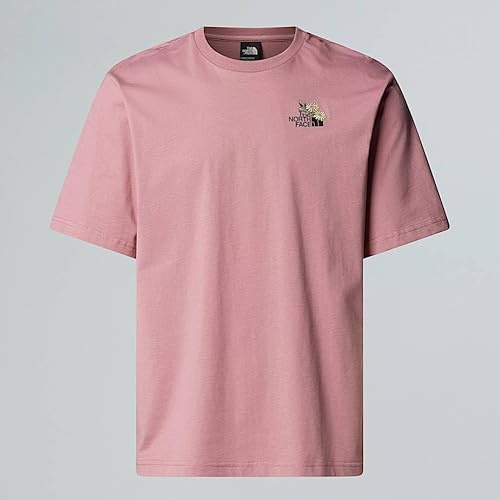 The North Face Flower Dome Relaxed Graphic T-Shirt pour Homme Nostalgia Rose XS
