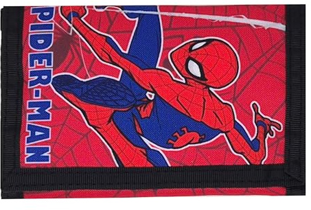 Theonoi Excellente Idée Cadeau Chevaux/Portefeuille Pour Enfants Spiderman, 9 X 13 Cm, Bande Dessinée