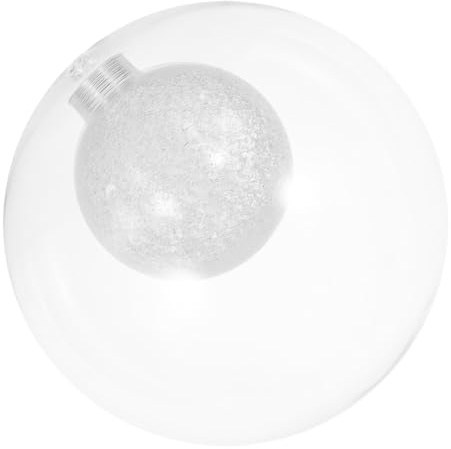 IWOWHERO Lampada in Vetro con Paralume Concavo per Lampadine Resistente al Calore Paralume Trasparente Øcm per Lampadari Applique e Plafoniere Illuminazione Equilibrata e per Soggiorno