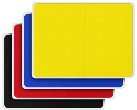Aboiledy 4 Pack Wiederzerbrechliche Brechbrett für Kampfsport, Bruchtestbretter Taekwondo Karate, Karate-Zerbrechbretter für Erwachsene & Kinder, Taekwondo Breaking Boards