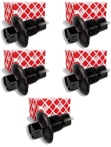 5x Febi Bilstein Ölablassschraube mit Dichtring 7mm Außensechskant Ölwanne | 5x Febi Bilstein Ölablassschraube mit Dichtring 7mm Außensechskant Ölwanne Ölwec