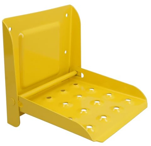 Large Folding Access Step Tailgate Ladder High Visibility For Trucks Trailers 1pc