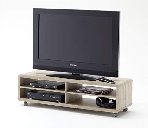Robas Lund Lowboard TV Möbel Eiche Sonoma Nachbildung, Braun