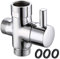 PERFETSELL Valvula Desviadora 3 Vias de G1/2 Valvula Ducha 3 Vias Recambios Columna Ducha Con Forma de t Válvula Desvío Ducha Válvula Mezcla Ducha Válvula 3 Vías 1/2 Ducha Desviador Agua para Ducha
