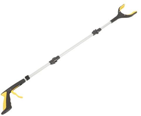 Kisangel Clip para Basura De Tres Pliegues Pinza Plegable para Recoger Basura Pinza Plegable Doméstica