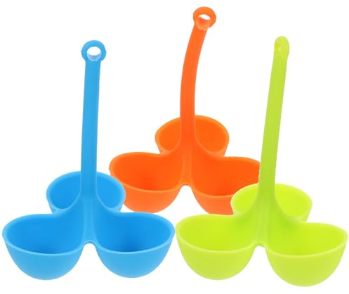 3 Stk Eierkocherhalter Eierdampfhalter Silikon Ei Kochen Eier Pochieren Gestell Ei Mikrowellenherd Gekochte Eiermaschine Eierhalter Aus Silikon Getränkehalter Wasserdicht