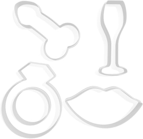Cutting About Cookie Cutter Pack - Wedding/Engagement Party