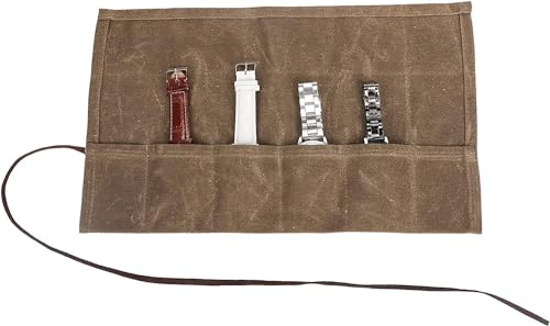 YUNCHONGuk Borsa Organizer per Orologi, Custodia Espandibile, Impermeabile, Contiene 6 Cinghie, 2018GJB0297COFJ01