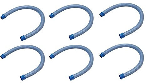 Cetfuro 6PCS Tuyau en Plastique pour Tuyau de Nettoyeur de Piscine Twist Lock Tuyaux Remplacement pour Zodiac Mx6 Mx8