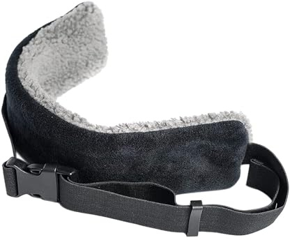 Fascia di supporto per testa da viaggio, fascia per teste di aereo, maschere per gli occhi, cinghia per poggiatesta aereo, supporto per testa e collo, fascia di supporto regolabile per dormire,
