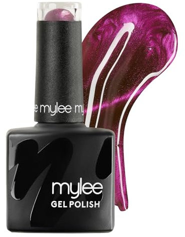 Mylee Cat Eye Gel-Nagellack 8ml [Aura] - Magnetisch, Glitzernd, Holografisch, UV/LED, Maniküre, Pediküre, Lang anhaltend, für den Professionellen und Heimgebrauch, Langanhaltend