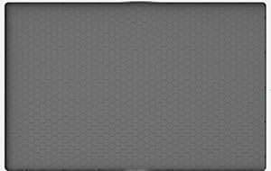 Große Katzenklo Matte 80x56cm, Katzenstreu Matte aus Lebensmittelechtem Silikon, Wasserdicht Urinbeständiges Katzenmatte Katzenklo, Leicht zu Reinigen, rutschfeste Katzenmatte für den Boden - Grau