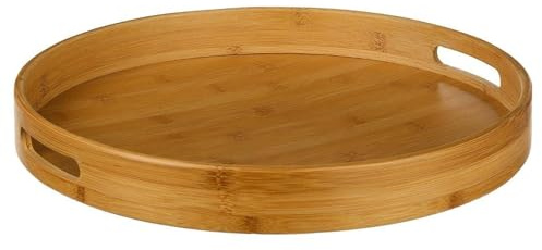 WELL HOME - Plateau rond en bambou Ø40