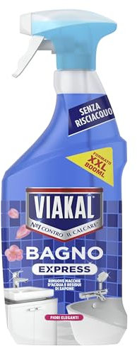 Viakal Spray Classico Con Tecnologia Anti-goccia, Il Numero Uno Per Il Tuo Bagno Contro Il Calcare E Le Macchie D'Acqua 800ml