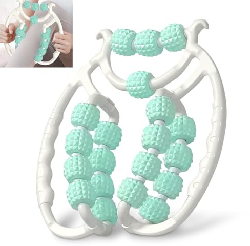 YushengTai Cellulite Massagegerät, 20 Räder Cellulite Roller, Massageroller Beine, Lipödem Massagegerät, Fördert die Durchblutung Massageroller, Cellulite Roller Geeignet für Beine, Füße, Armmassage