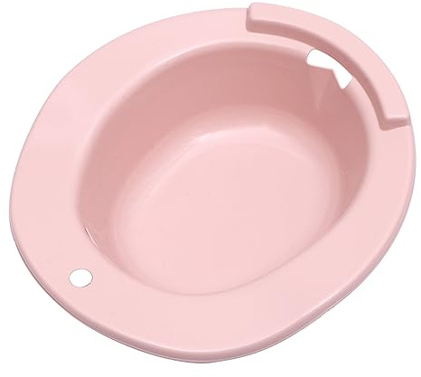 VILLFUL Sitzbadwanne aus Pp für Toilettensitz mit Aufhängeloch Geeignet für Postpartale Pflege und Ältere Menschen Praktisches Waschbecken für Frauen und Hygienische Reinigung