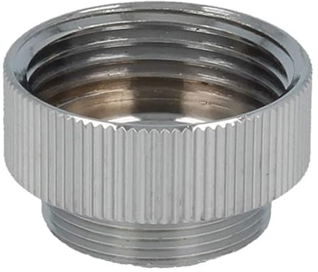 Schläfer 617010 - Reduzierstück PREMIUM 3/4 Zoll Innengewinde auf M22x1 Außengewinde in Chrom – Verchromter Adapter zur Reduzierung auf M22x1 für Brauseschläuche aus hochwertigem Messing