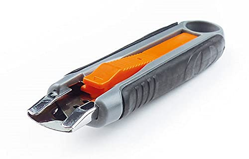 GEMEL (Remplacé par GEMEL 2) : Cutter de sécurité Mure & Peyrot, multi-usage, à lame rétractable, utilisé par les professionnels. Livré avec une lame acier supérieur à bout rond. Fabriqué en France