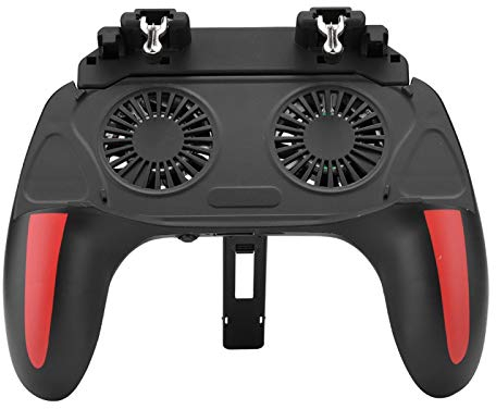 Manette de Jeu pour Smartphone, Deux Ventilateurs de Refroidissement sans Bruit, Contrôleur de Jeu pour Téléphone Portable, Poignée Ergonomique, avec Batterie 2500 MAh/5000 MAh(5000 mah)
