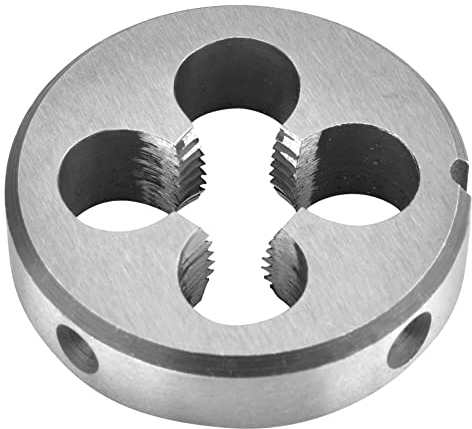 Burkit 3/8 Zoll-40 UNS runde Gewindeschneide, 3/8 x 40 UNS Maschinengewinde-Schneideisen für Rechtshänder