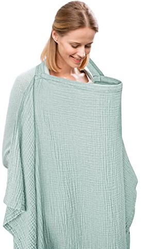Omvårdnadsskydd - Amningsskydd Poncho för integritet | 360 graders täckning Andas bekväma amningsskydd för mamma utomhusamning Saiki