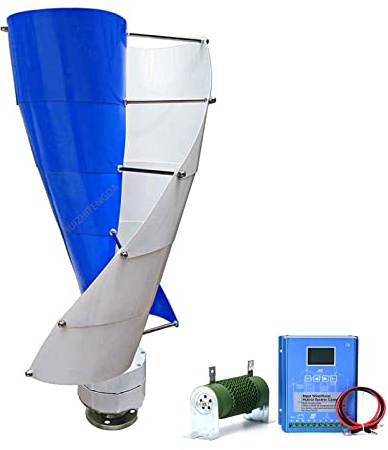 12000W Vertikal vindkraftverk Tre fas 24V 48V 96V 220V 5KW Generator för hemmet med Fiber Blade Horisontell hemmordervindgenerator,48v