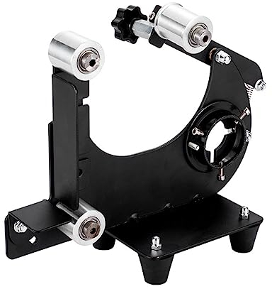 Bassulouda Levigatrice a nastro Kit di supporto per levigatrice a nastro fai da te levigatura del legno supporto di lucidatura in acciaio inossidabile levigatura del legno