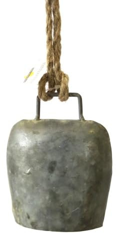 HD Collection Deko Glocke Nostalgie Metall Antik 11 cm