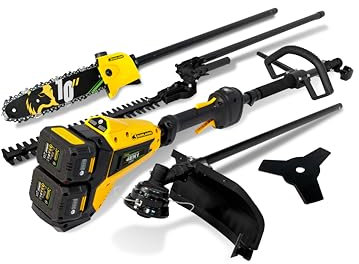 Garland Desbrozadora Multifunción 4 en 1 Motor a Batería 20V-Tasker Keeper 20Vx2 122-V23 | Baterías y Cargador No Incluidos