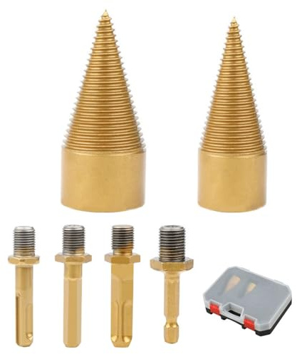 Juego de brocas para leña, broca de madera, desmontable, cono, hexagonal, redondo, 32/42 mm