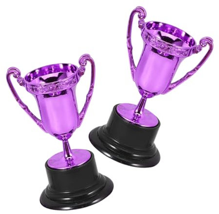 MAGICLULU 2stücke Mini Trophäen Für Studenten Kleine Preistrophäen Gewinner Trophäen Für Wettbewerbe Langlebiges Dekor Für Pausenspiele Und Partys