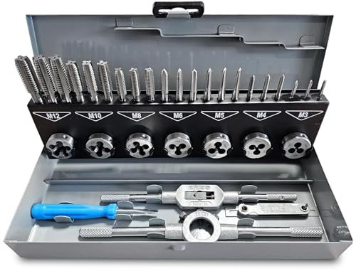 Gewindebohrer und filieres 3 bis 12 mm – im Geschenkkarton
