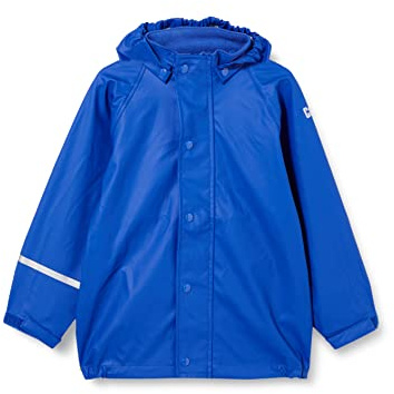 CareTec Rain jacket - PU w/o fleece, Giacca impermeabile Unisex - Bambini e ragazzi, Oceanblue (706), 104
