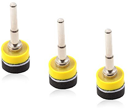 SPEEDWOX Hook and Loop Sanding Discs Pad Kit, 3 Packs 1 for Rotary Tool | Sanding Disc Kit with 1/4 Shank Drill Attachment Backing Pads and Soft Foam Layer Buffing Pad