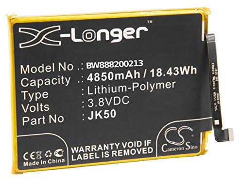 vhbw Akku Ersatz für Motorola JK50 für Handy Smartphone Telefon (4850 mAh, 3,8 V, Li-Polymer)