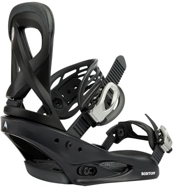 Burton Scribe Re:Flex - Fijaciones de snowboard para mujer, color negro, talla M
