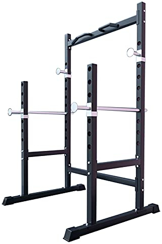 Hantelständer Squat Barbell Rack, Ständer Dip Station Bank Presseständer, Multifunktionsgewicht Gewichtheben Home Fitnessstudio
