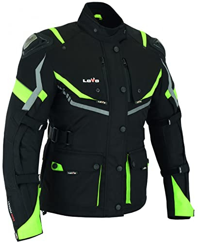 LOVO - Chaqueta Moto Tricapa 4 Estaciones Mujer - Chaqueta Moto Mujer con Protecciones para Todo Clima - Cazadora Moto con Longitud 3/4 - Uso Ideal en Verano, Invierno y Media Estación