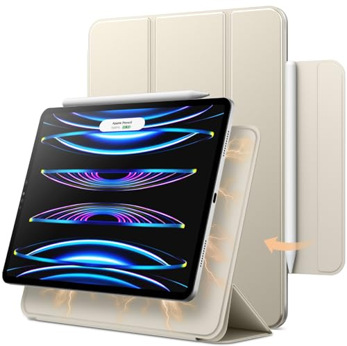 JETech Hülle NUR für iPad Pro 11 Zoll (2022/2021/2020/2018 Modelle), iPad Air 5/4 10,9 Zoll, Stützen für Pencil 2. Gen Aufladung, Magnetische Befestigung, Auto Schlafen/Wachen (Polarstern)
