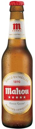 Cerveza Caja de 24 unidades Mahou 5 Estrellas Botellín Tercio 33 cl