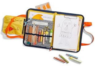 HABA Unisex Schreibmappe Mitnehm-Kreativtasche - Marine - Größe OneSize