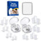 Dilatador Nasal Dispositivos Anti Ronquidos, Dilatadores Nasales de Silicona, Anti Ronquidos Mejora la Respiración para Ayudar a Dormir Mejor(10 Piezas)