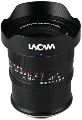 LAOWA Objectif 15mm f/4.5 Grand Angle X0.5 Macro Compatible avec Monture L | Provenance France. Emballage securisé. Livré avec Facture dont TVA.